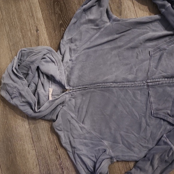 Madewell Gray Zip-Up Hoodie - Picture 2 of 6